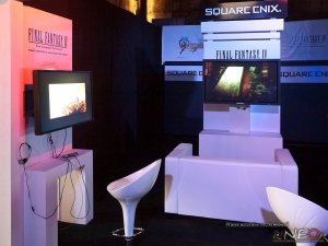 Stoisko dla CENEGA POLAND dystrybutora gier Final Fantasy firmy SQUARE ENIX