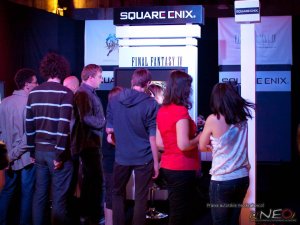 Stoisko dla CENEGA POLAND dystrybutora gier Final Fantasy firmy SQUARE ENIX