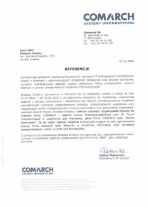 Referencje Comarch